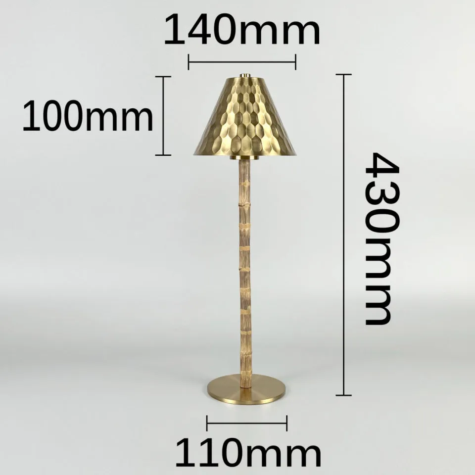 ZJ97 2 3W LED desk lamp with replaceable white lampshade on a wooden desk