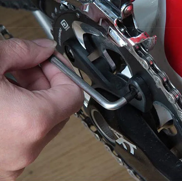 Stainless steel bicycle mountain bike repair kit with multi-tool combination equipment in black and gold finishes