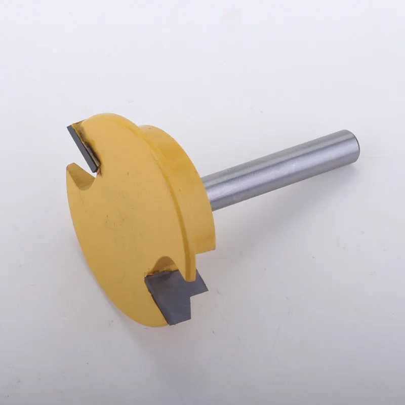 CHWJW 8mm shank straight rail and stile router bit with yellow hard alloy body