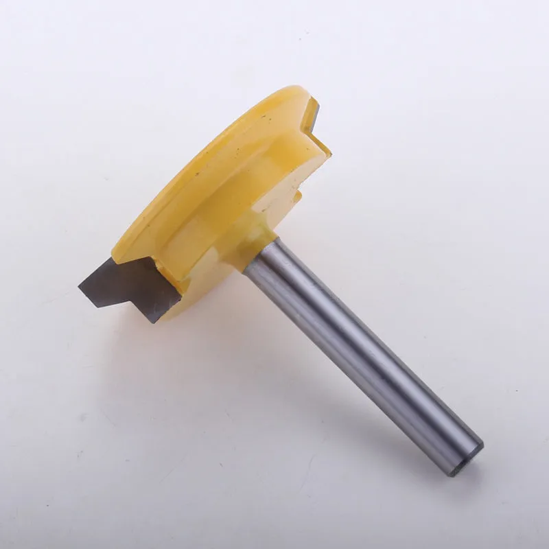 CHWJW 8mm shank straight rail and stile router bit with yellow hard alloy body