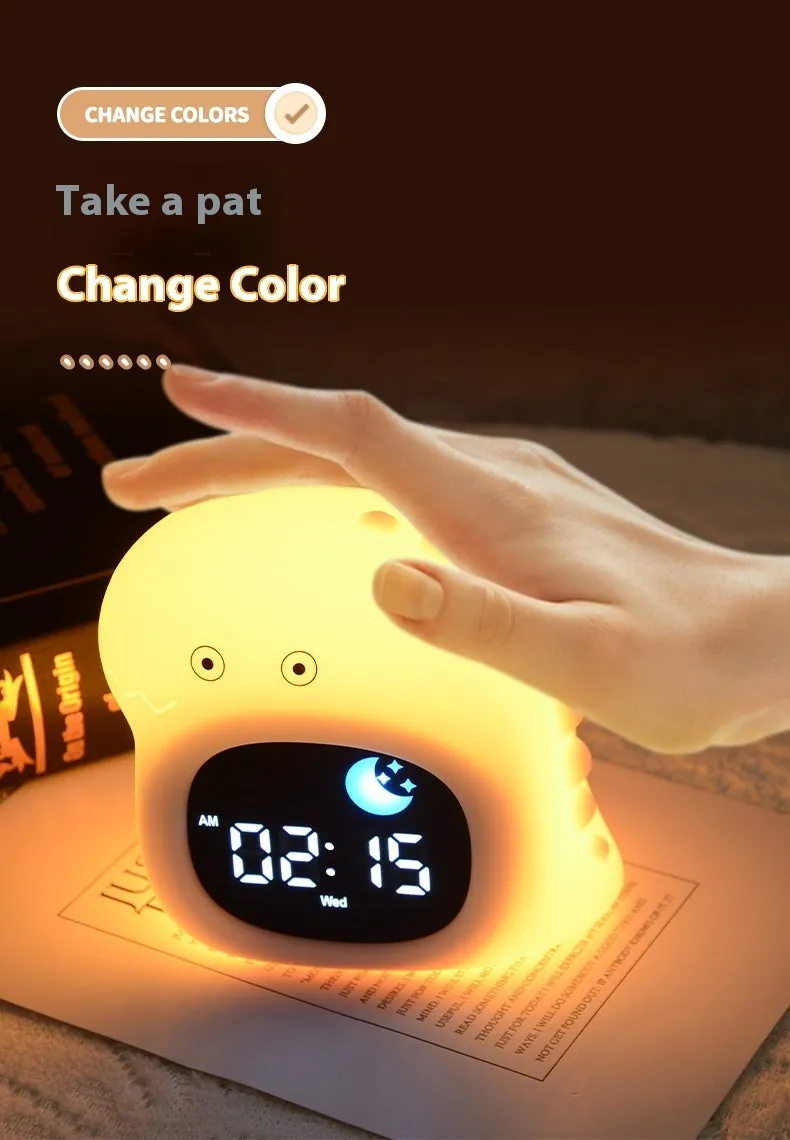 Animal shape pat colour changing small night lamp with built-in battery animal style cartoon shape