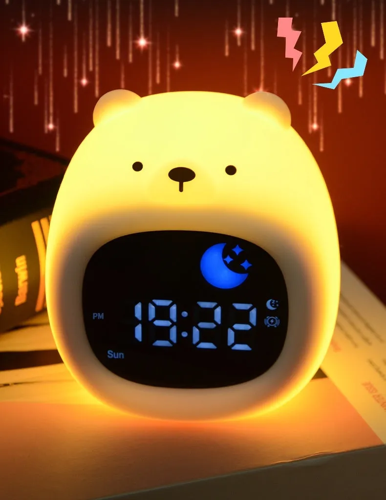 Animal shape pat colour changing small night lamp with built-in battery animal style cartoon shape