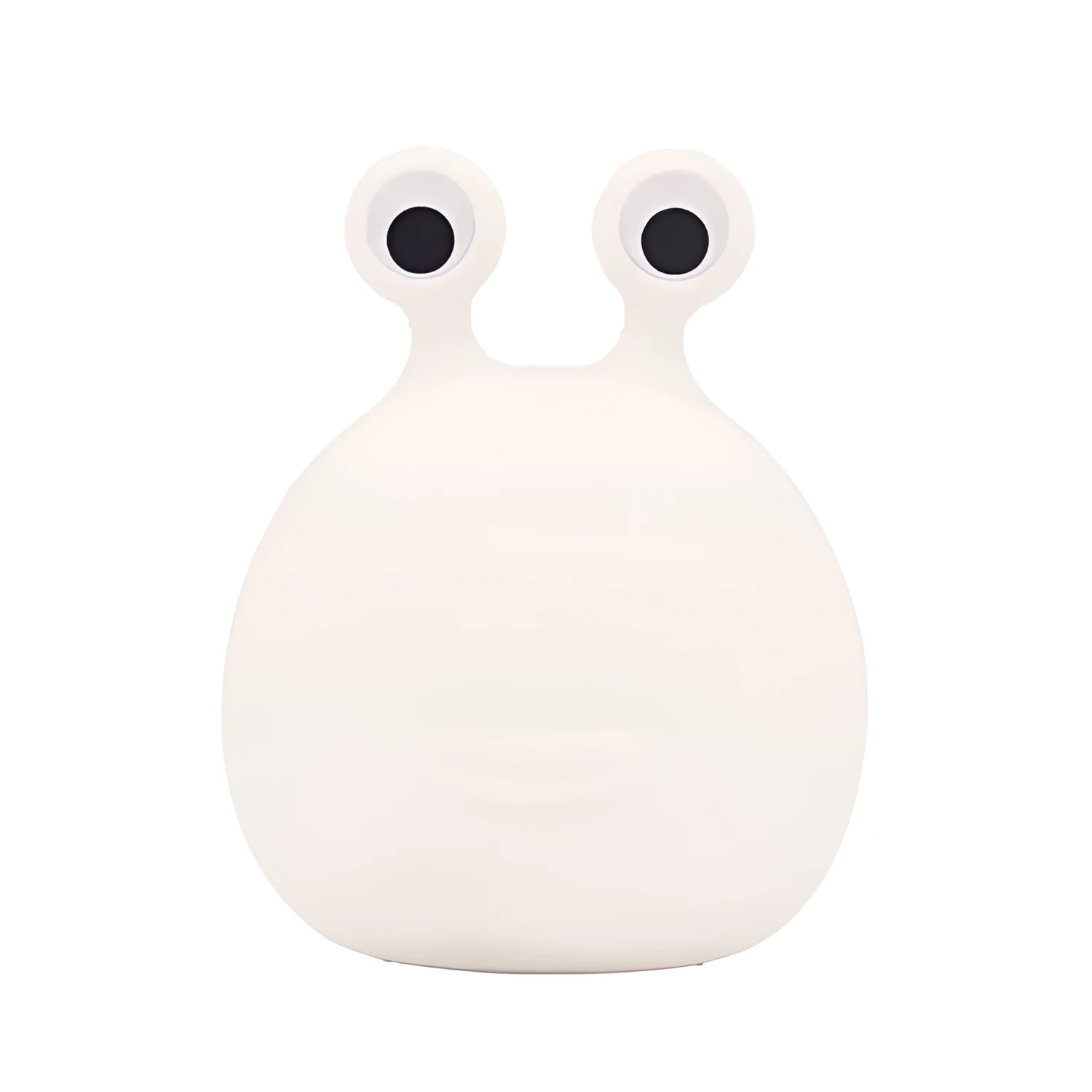 LED slug night light with touch switch, white glow, USB powered, cartoon animal design