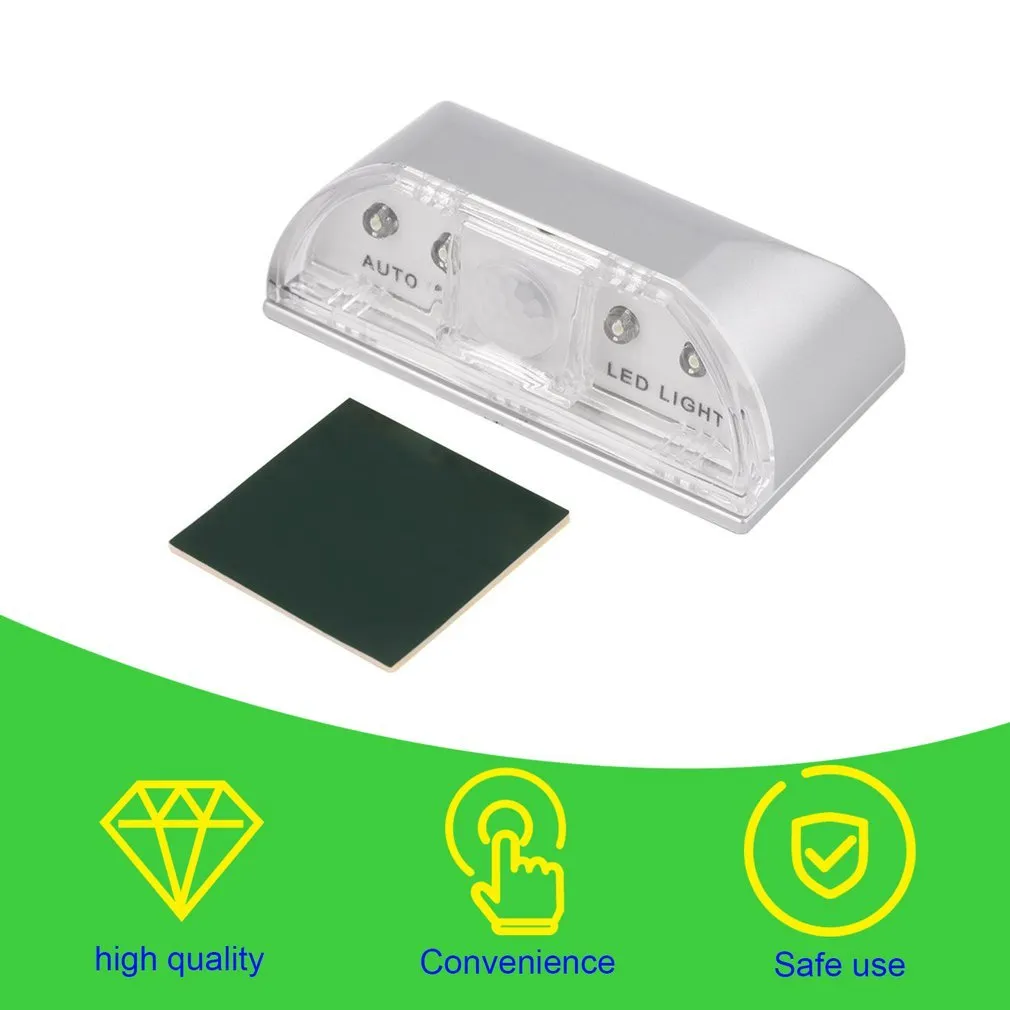 Smart door lock lamp small white wall light with infrared sensor for keyhole illumination