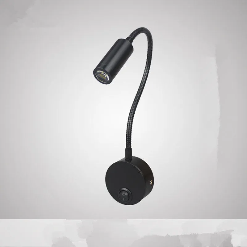 Black 1W LED ceiling painting spotlight with aluminium finish on white ceiling showing 360-degree rotation