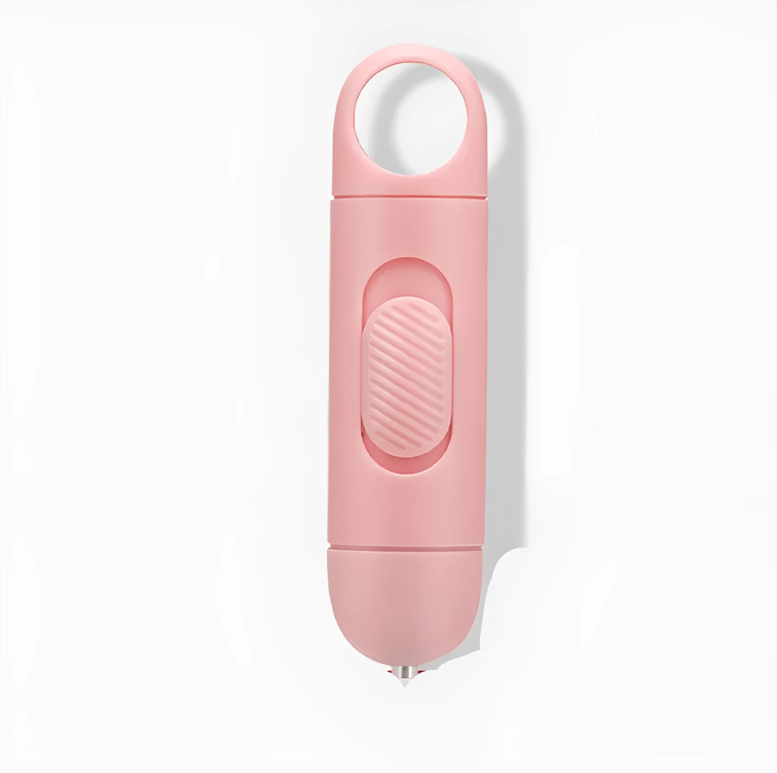Contactless keypad disinfection tool in black, ABS plastic body with metal silver plating, for elevator and ATM use