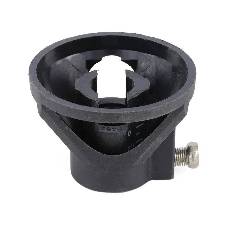 Black positioning cover protective set with three copper chucks and transparent cover for drill