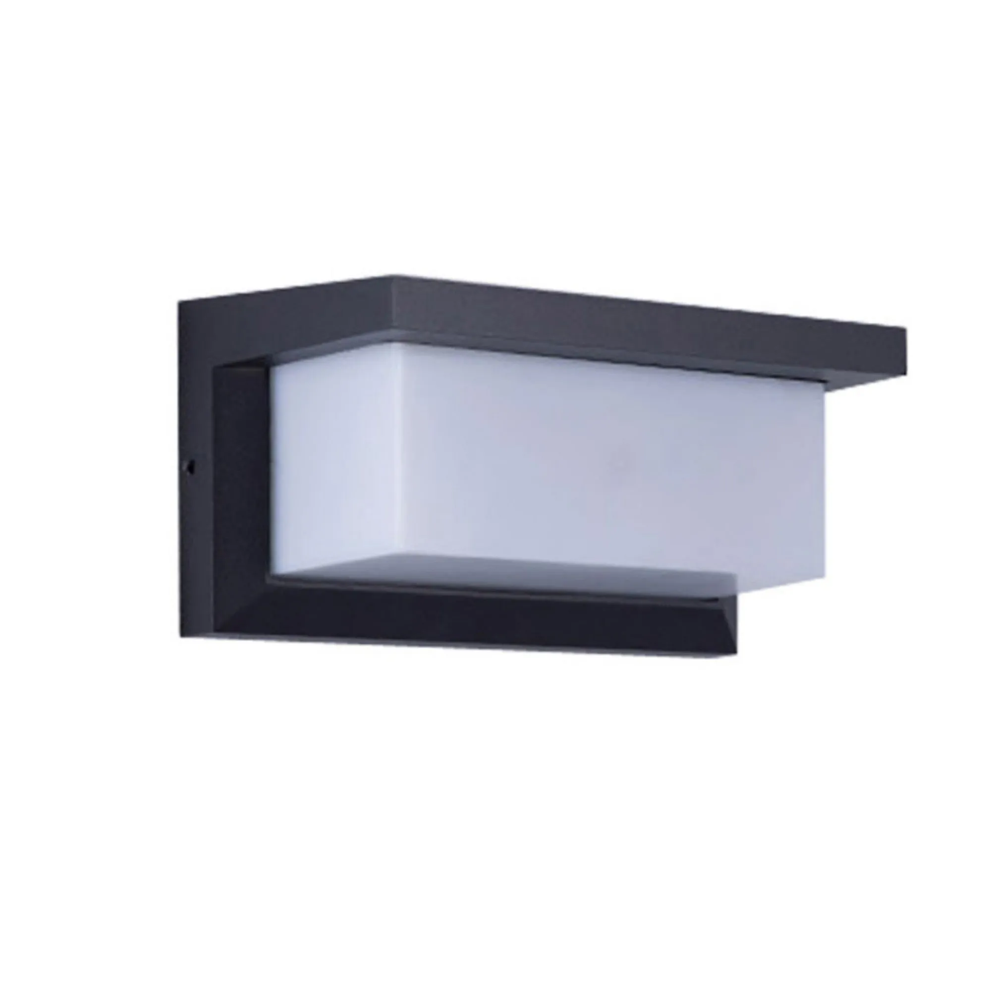 Retro outdoor waterproof square LED wall light with aluminium lampshade in European style