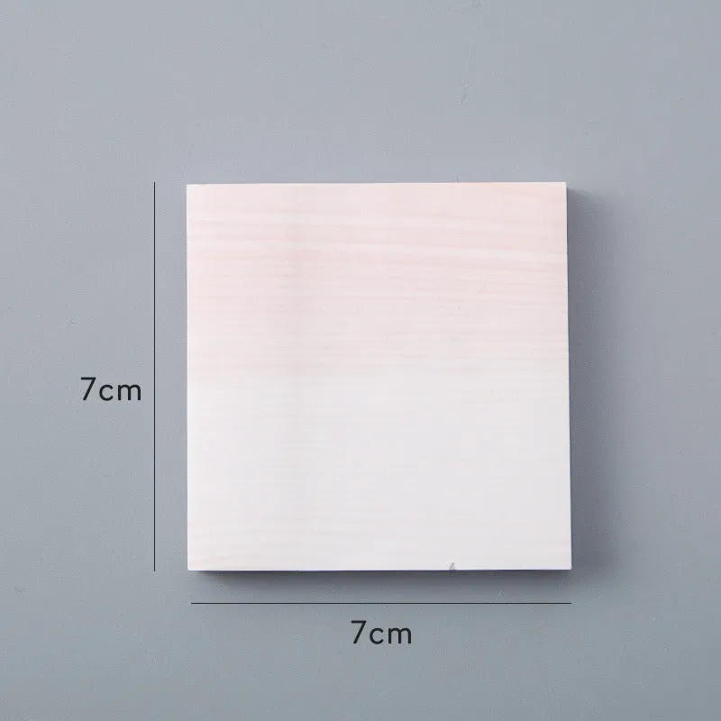Lingyi cartoon note paper in cement grey, marble, and texture red colours, big and small tearable sticky pads