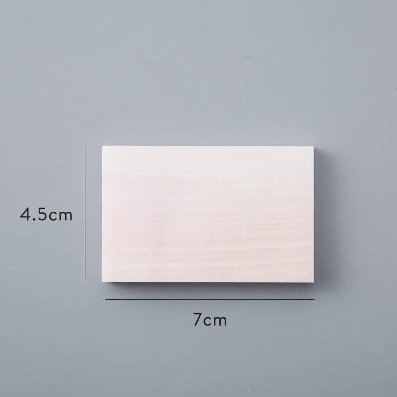 Lingyi cartoon note paper in cement grey, marble, and texture red colours, big and small tearable sticky pads