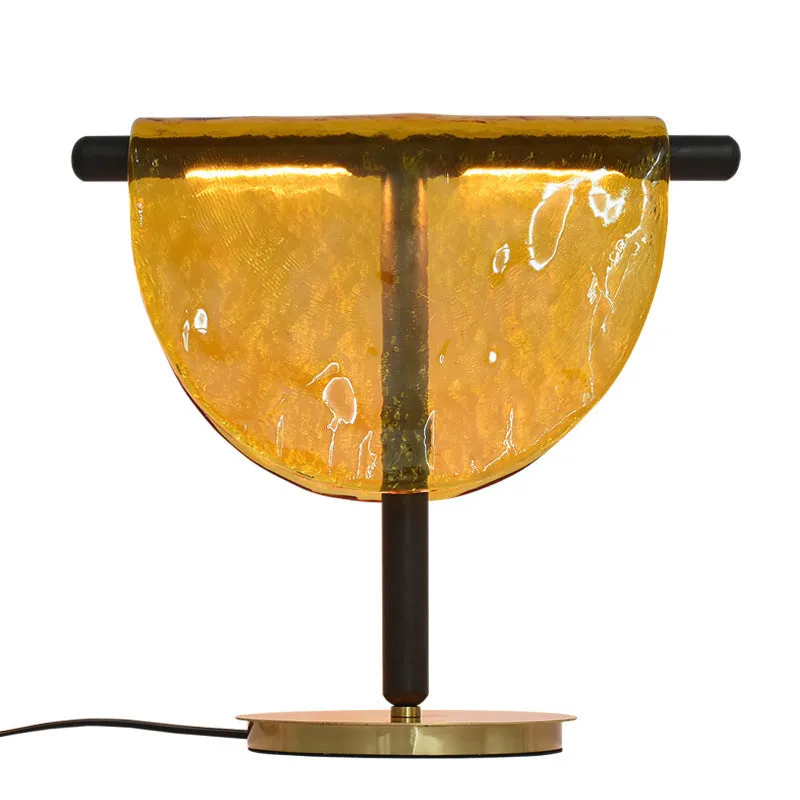 Nordic post-modern art ceiling light 380x330mm Amber colour graphic customisation