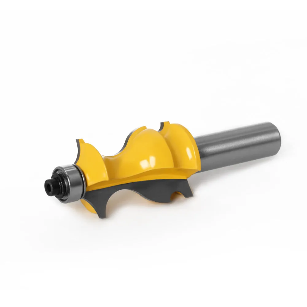 Fish-shaped armrest knife 12mm mould drill bit with YG6 alloy cutter head for wood line cutting