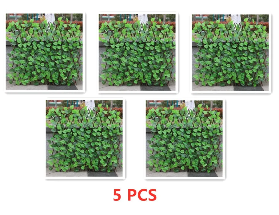 Simulation outdoor plastic wooden fence panel in large size 123cm height, 20cm width, handmade finish
