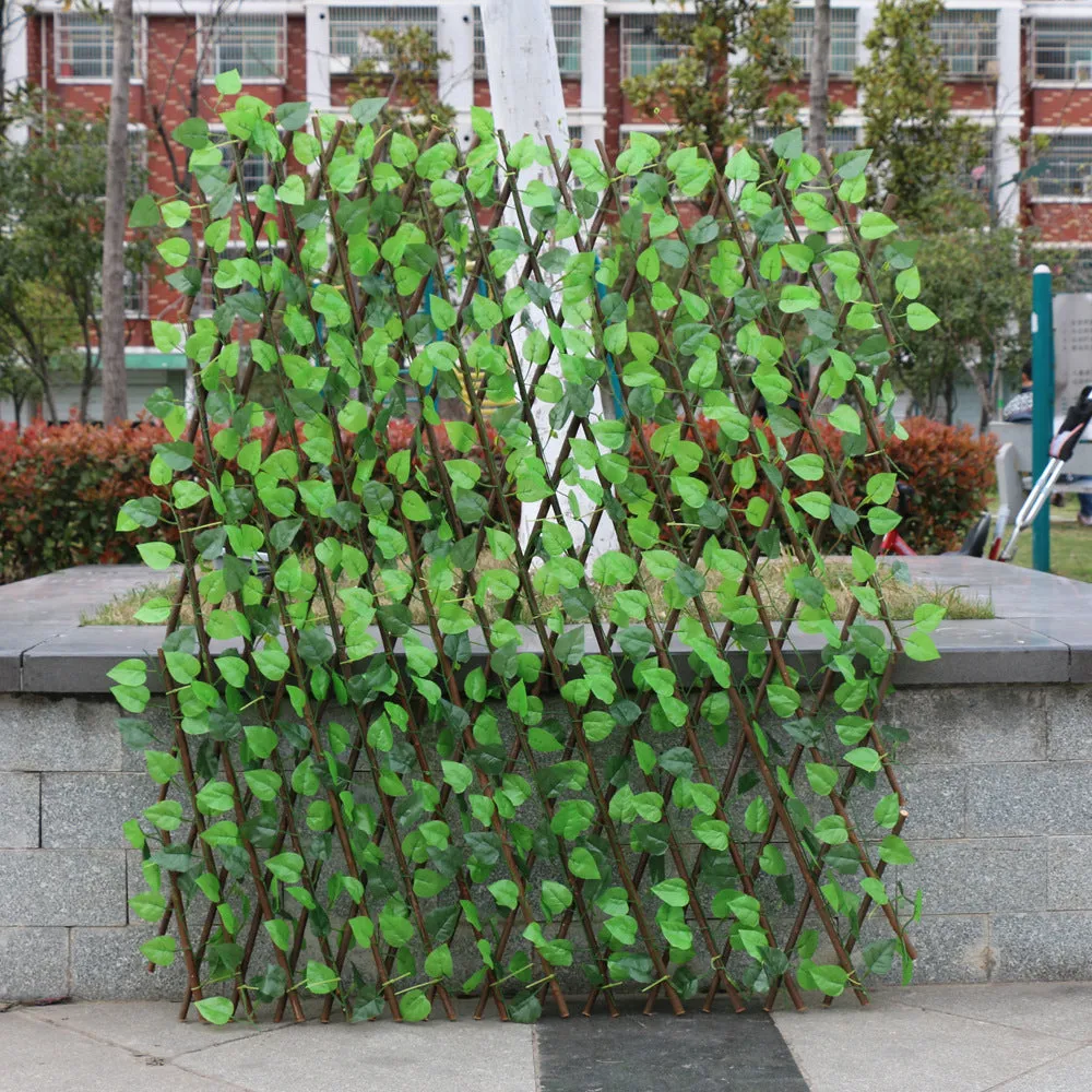 Simulation outdoor plastic wooden fence panel in large size 123cm height, 20cm width, handmade finish