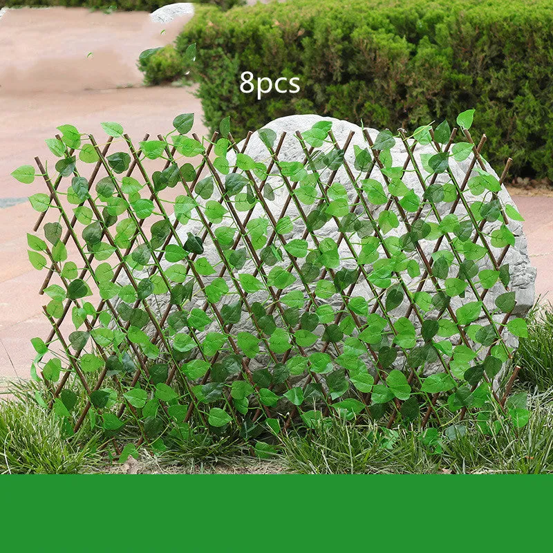 Simulation outdoor plastic wooden fence panel in large size 123cm height, 20cm width, handmade finish