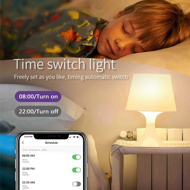 Smart GU10 RGBCCT 5W LED spotlight with wifi and voice control capabilities
