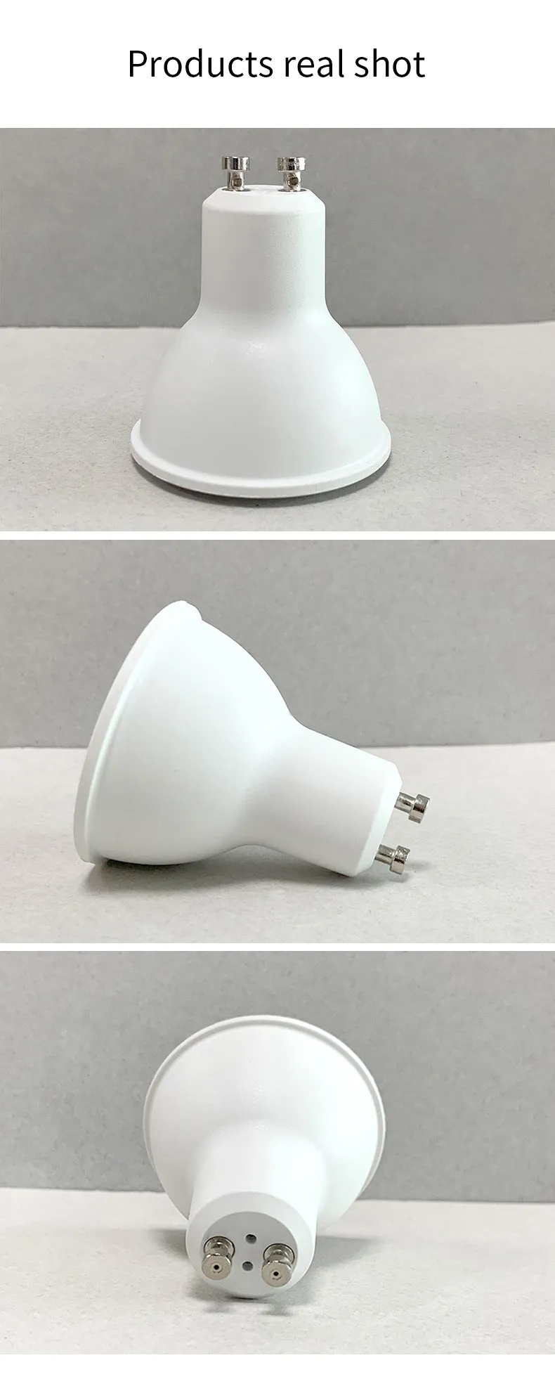 Smart GU10 RGBCCT 5W LED spotlight with wifi and voice control capabilities