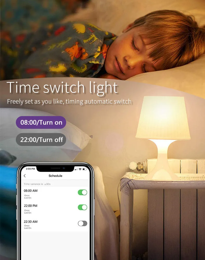 Smart GU10 RGBCCT 5W LED spotlight with wifi and voice control capabilities