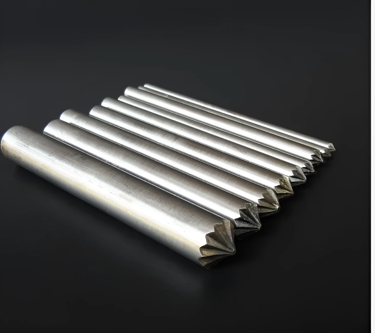 Silver DIY leather punch eye blossom chrysanthemum punch tool with 100mm length, 8mm or 11mm size options