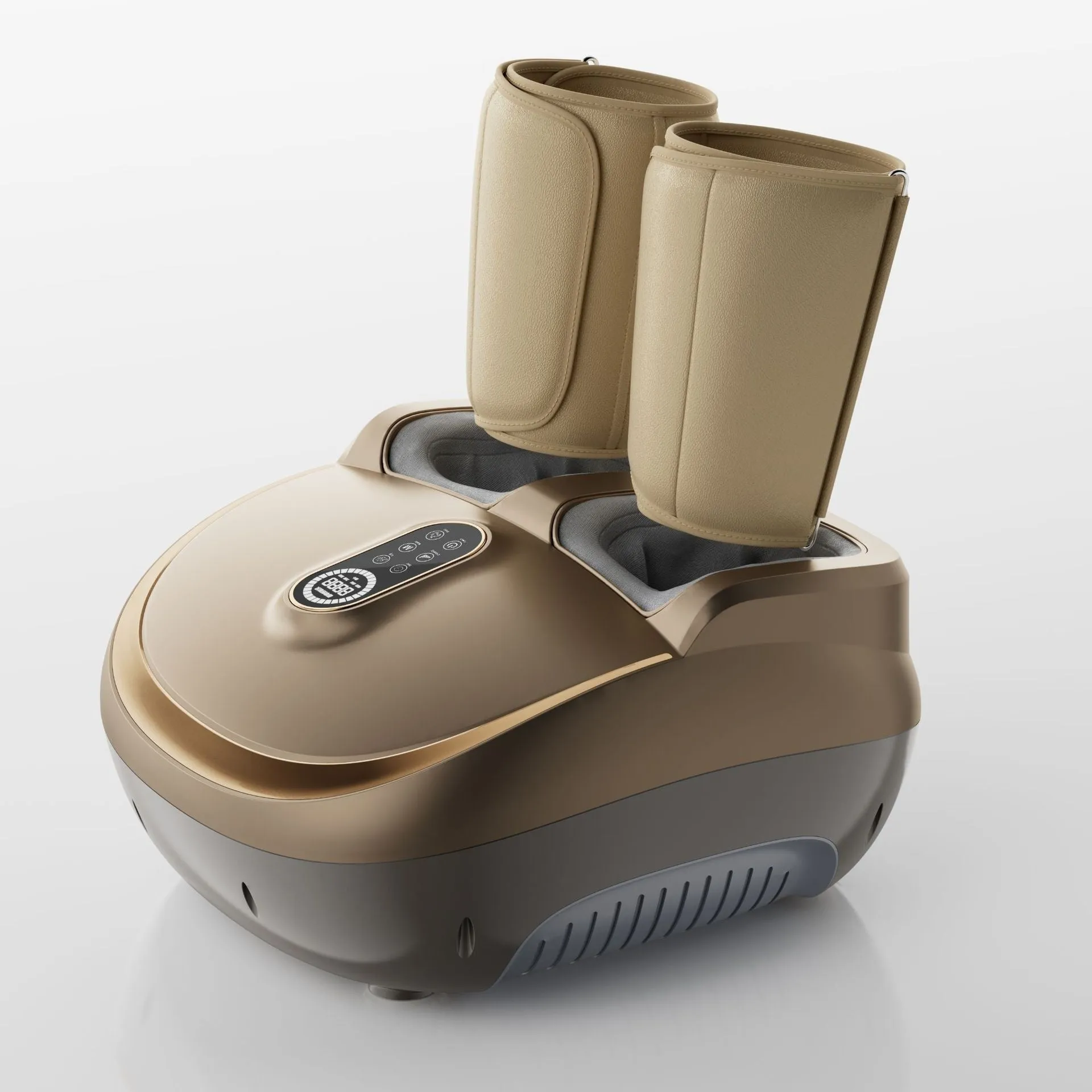 Home Massage Intelligent Fully Automatic Foot Massage Machine in Prince Silver with wireless remote