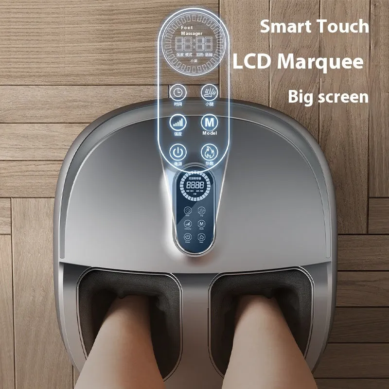 Home Massage Intelligent Fully Automatic Foot Massage Machine in Prince Silver with wireless remote