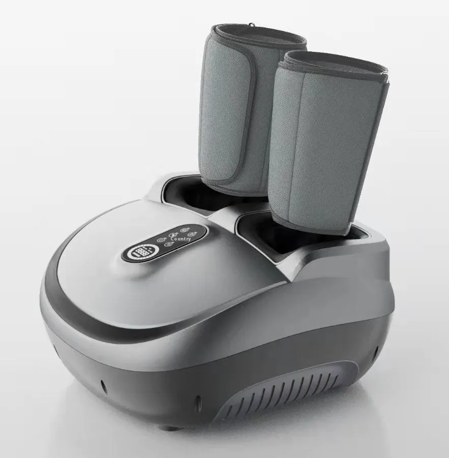 Home Massage Intelligent Fully Automatic Foot Massage Machine in Prince Silver with wireless remote