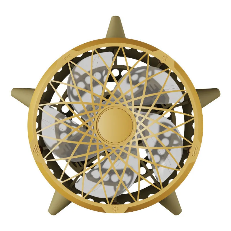 Intelligent induction fan without button design, USB powered, compact size 162x103mm, in Force Yellow colour