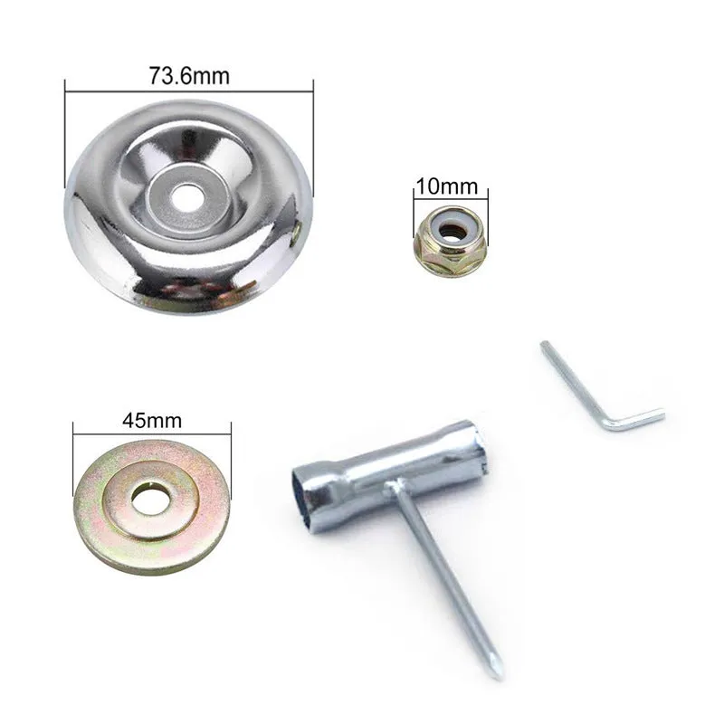 Mower brush cutter gear box working head set for two-stroke and four-stroke trimmers