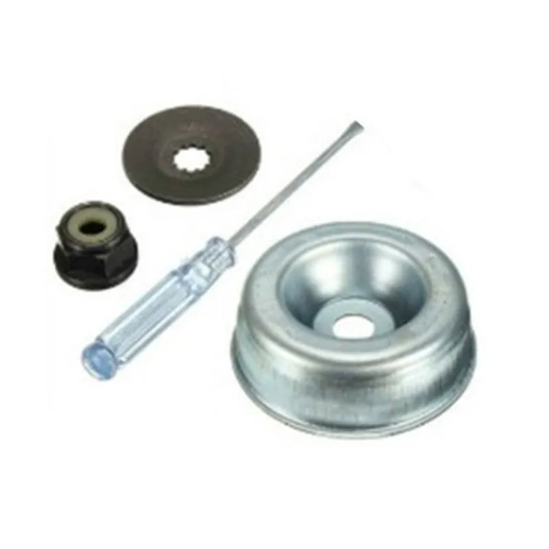 Mower brush cutter gear box working head set for two-stroke and four-stroke trimmers