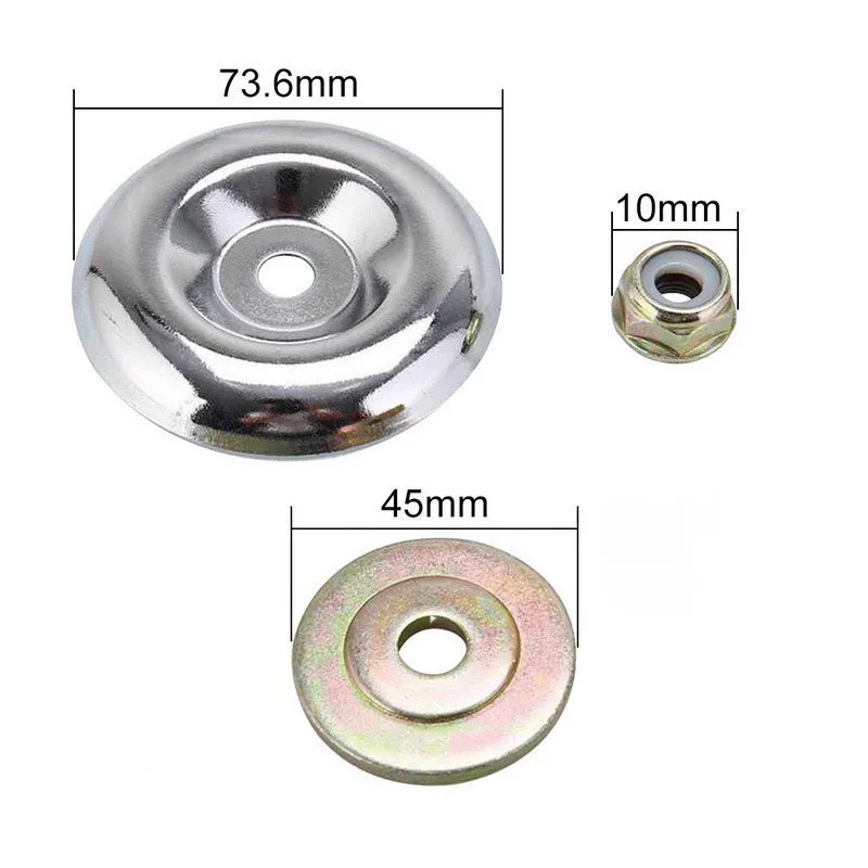 Mower brush cutter gear box working head set for two-stroke and four-stroke trimmers