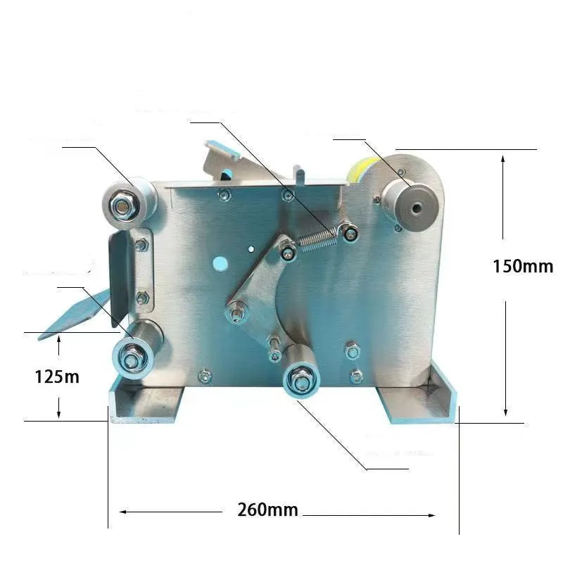 Desktop mini electric polisher fixed angle grinder silver with 400W motor stainless steel rack