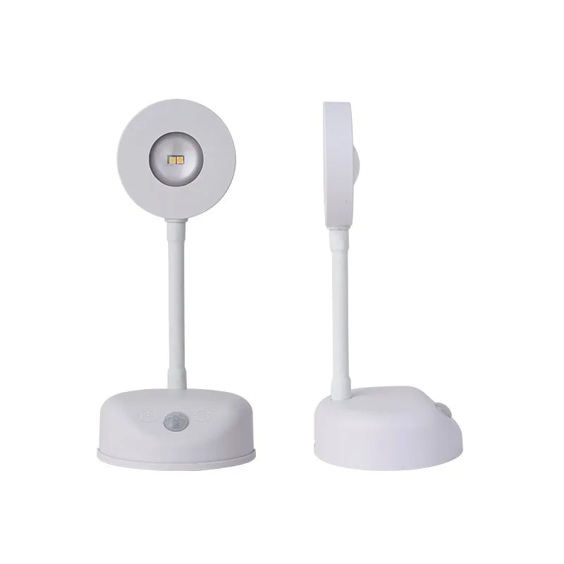 Modern geometric rechargeable wireless wall lamp spotlight in white or black with remote control