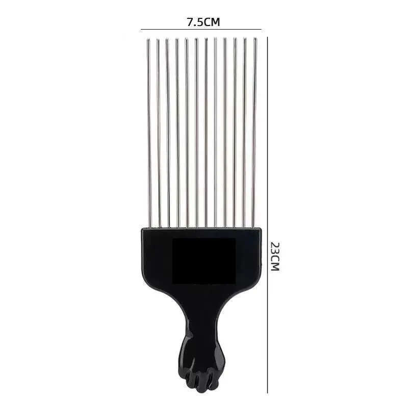 Male creative portable household steel needle comb plastic body over 20cm length