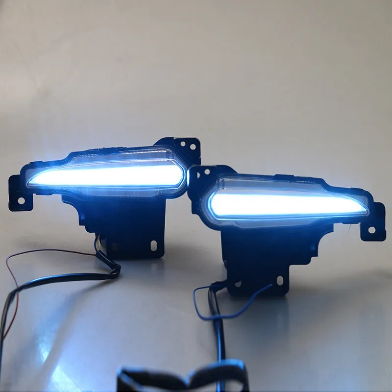 Angkesaila LED daytime running light for Mazda 3 2017, 6000K white light, ABS housing, 10W LED