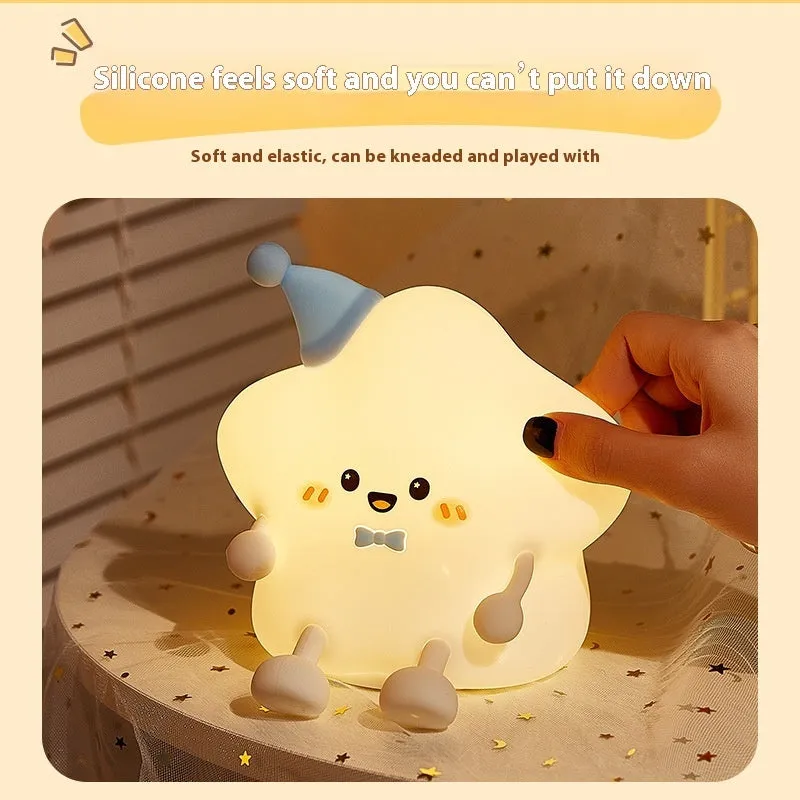 Cute Timing XINGX Pat Night Light 2W remote control battery powered cartoon geometric stereo lamp