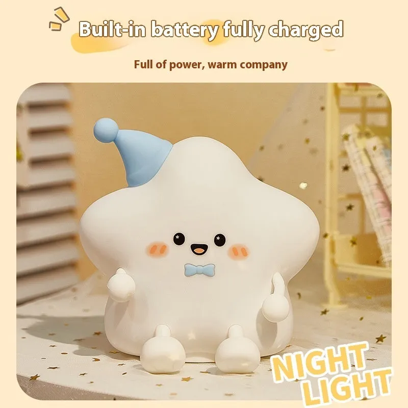Cute Timing XINGX Pat Night Light 2W remote control battery powered cartoon geometric stereo lamp