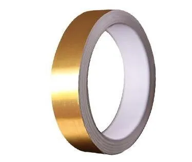 Copper foil tape strip 50M waterproof sealing tape for tile wall and floor gaps in gold colour
