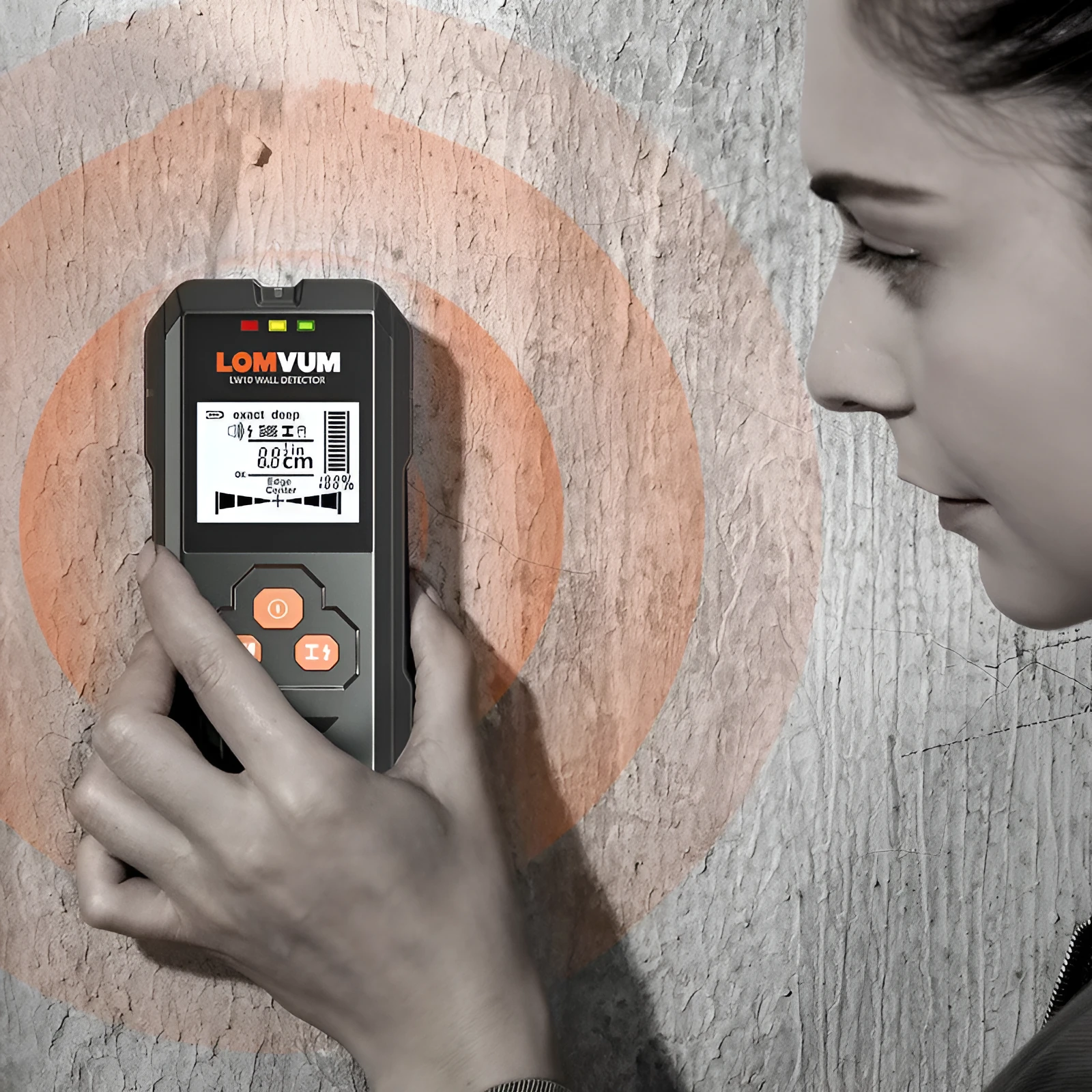 Multifunctional wall detector wire detector measuring instrument with three configuration options