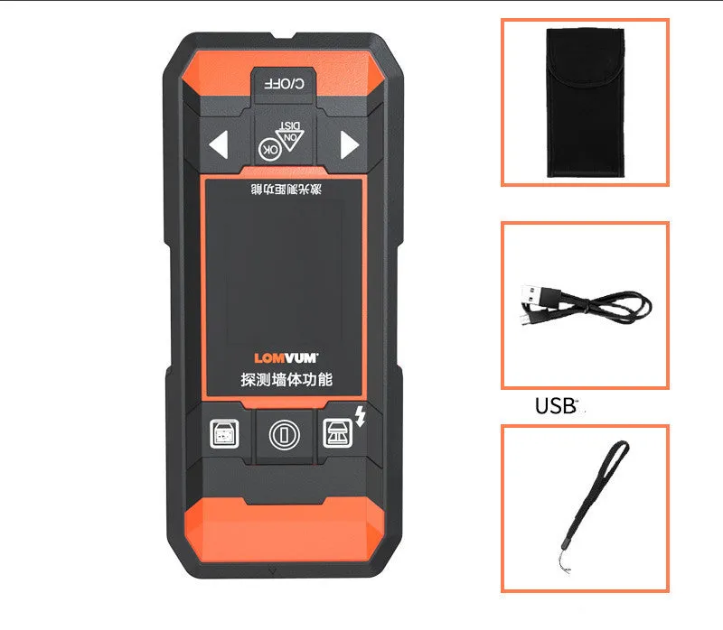 Multifunctional wall detector wire detector measuring instrument with three configuration options