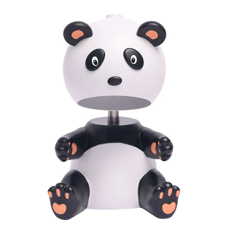 Panda shaped aromatherapy wax lamp with timer function as night light on table