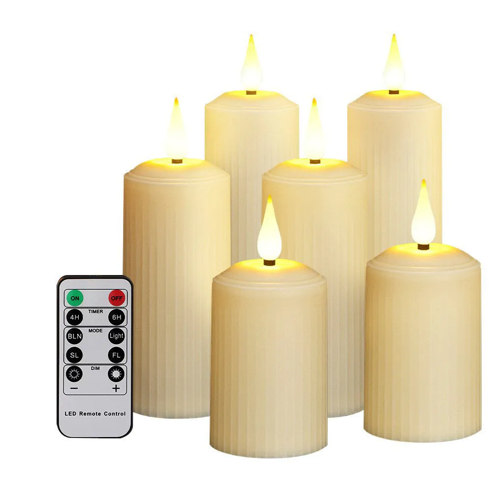 Beige simulation charging electronic candle lamp with water droplet head and remote control, 19.2 x 17.6 x 5.3 cm, ABS plastic