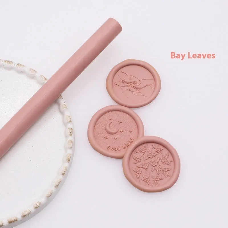 Round wax seal stick 11mm x 13mm in gold colour for envelope sealing with paint gun