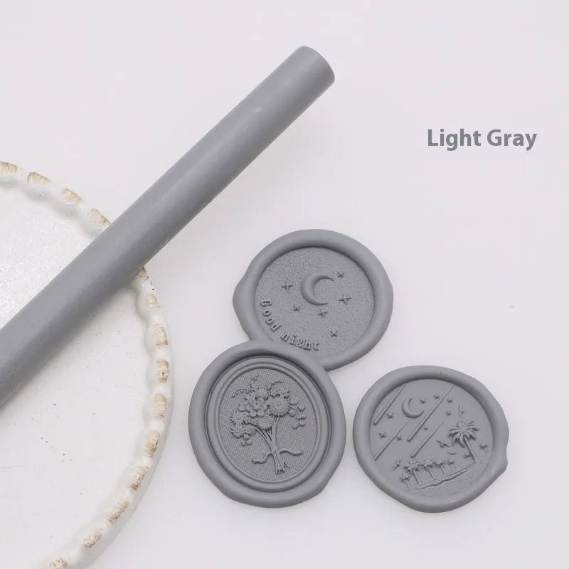 Round wax seal stick 11mm x 13mm in gold colour for envelope sealing with paint gun
