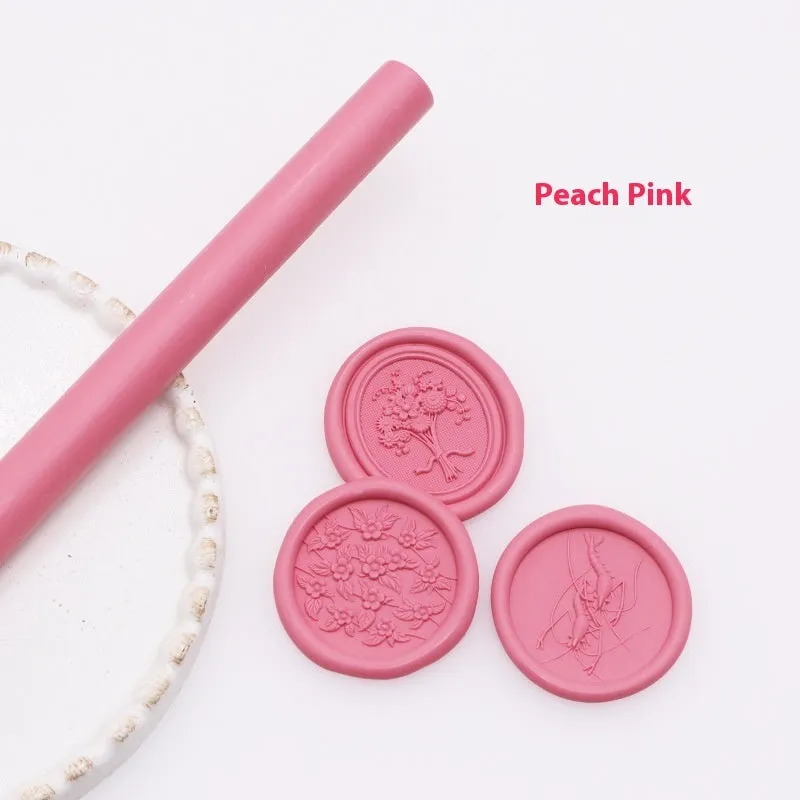 Round wax seal stick 11mm x 13mm in gold colour for envelope sealing with paint gun