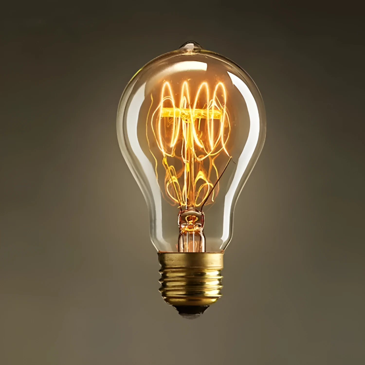 40W E27 retro bulb with milky beak shape emitting warm white light for bar cafe use