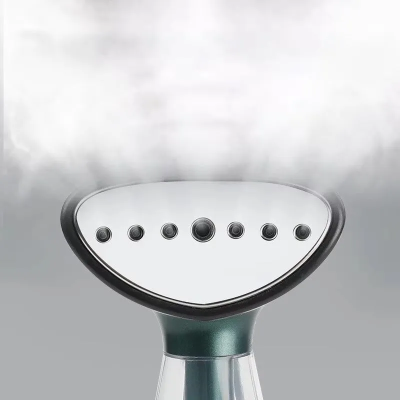 Handheld ironing machine 1500W 200ml steam generator blackish green with folding handle and measure cup