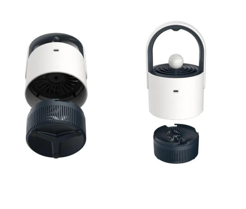 USB mini mosquito repellent lamp 5W 365nm LED 127x125x202mm white purple liquid option