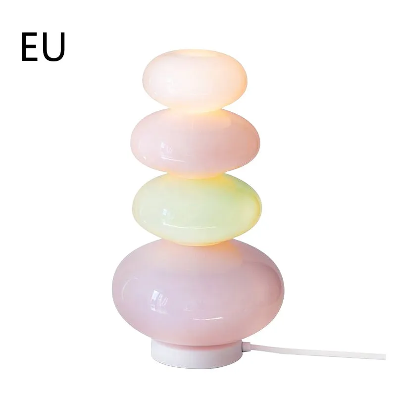 Candy String Rainbow Floor Lamp glass iron creative macaron design table lamp