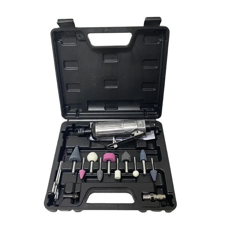 Pneumatic engraving machine set for wood carving and tyre repair grinding 23.3cm portable