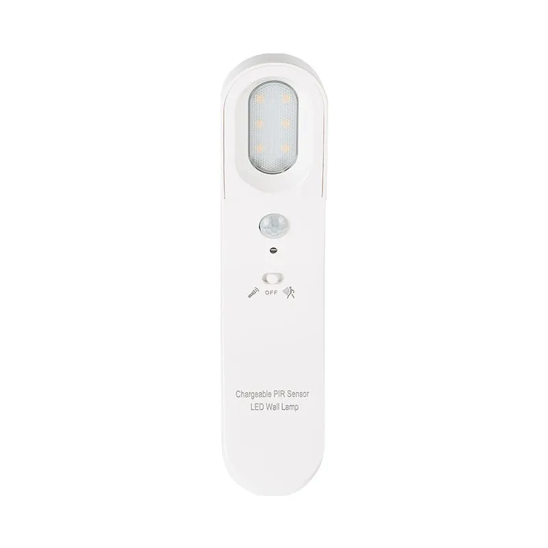 USB human body night light LED inductive switch with PC lampshade black 195x44x60mm for corridor or bedroom